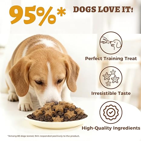 14.1oz Soft Dog Treats with Chicken & Rabbit, Healthy Training Snacks with Dietary Fiber & Calcium for Digestive Support, for Small, Medium & Large Breeds