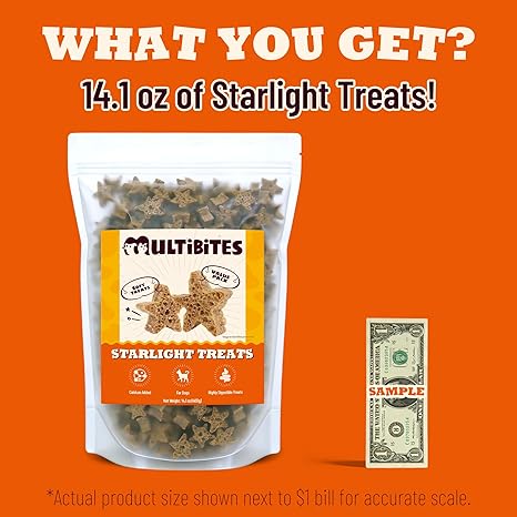 Soft Dog Training Treats, Chicken & Rabbit Flavor Cookies with Dietary Fiber, Digestive Health & Calcium Support, Daily Healthy Snacks for Small, Medium and Large Dogs, 14.1 oz