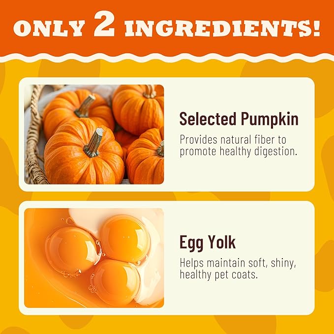 31oz Premium Pumpkin Puree for Cats & Dogs, Natural Fiber Supplement for Digestive Support & Sensitive Stomach Support, Ideal Food Topper for Kittens, Puppies & All Pets