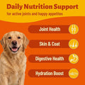3.88oz 5X Collagen Powder for Dogs & Cats, Hip & Joint Supplement with MSM, Hyaluronic Acid & Marine Collagen, Supports Mobility, Skin & Coat Health, Chicken Flavor Food Topper