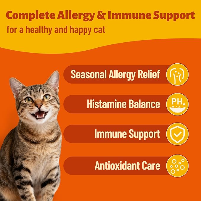 7.76oz Cat Daily Wellness Bites, with Colostrum, Lysine, Taurine and Probiotics, for Immune, Skin, Coat and Digestive Support