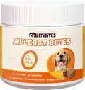 7.76oz Dog Allergy & Immune Support Chews, Natural Formula with Turmeric and Fish Oil, Skin Comfort Daily Snacks for Puppy, Small, Medium and Large Dogs