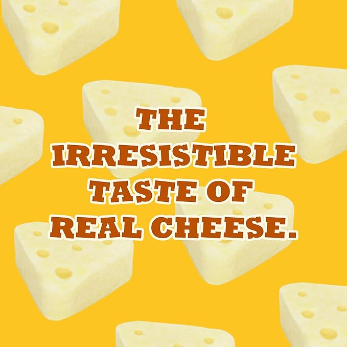 8.15oz Cheese Dog Treats with Taurine, Prebiotics & Vitamin E, Grain Free Soft Chewy Snacks for Digestive & Immune Support
