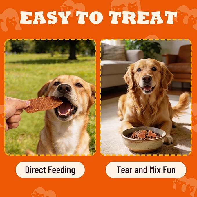 17.64oz Bulk Bag Duck Dog Treats, Duck Breast as First Ingredient, Healthy Training Snacks for Immune, Skin & Joint Support