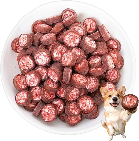 Real Duck & Cranberry Filled Roll Dog Treats, Beef Hide Dental Chews for Tartar Management, Puppy Training Snacks for Small, Large & All Breeds, 7.05oz