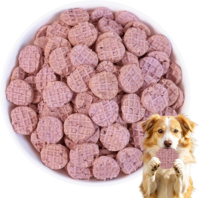 16.58oz Cheese Dog Treats with Sweet Potato & Purple Sweet Potato, Natural Savory-Sweet Snacks for Puppies, Adult & Senior Dogs, for Digestive Support