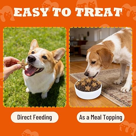 14.1oz Soft Dog Treats with Chicken & Rabbit, Healthy Training Snacks with Dietary Fiber & Calcium for Digestive Support, for Small, Medium & Large Breeds