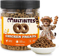 10.58 oz Crunchy Chicken Cat Treats, Chicken Liver & Salmon Oil & Vitamin C, Dental Care Training Snacks for Indoor Cats
