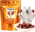 Chicken Wrapped Rawhide Chews for Dogs, Chicken Leg Shaped with Sesame, Long Lasting High Protein Dog Snacks, Gentle Oral Care Chews for Teething Puppies and Adult Dogs, Training Reward Treats, 12 Count, 6.35 oz