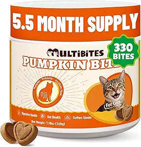 L-Lysine Cat Chews, Chicken Flavor Daily Supplements with Taurine, Omega 3 & Multivitamins, Immune, Respiratory & Eye Support Snacks for Cats and Kittens