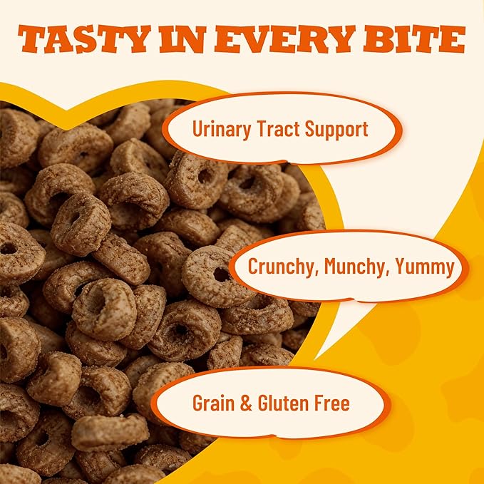 9 oz Chicken Flavor Cat Treats, Urinary & Kidney Support, Training Treats for Indoor Cats