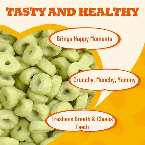 10.58 oz Catnip Cat Treats, Real Chicken & Vitamins, Teeth Cleaning Training Snacks for Indoor Cats