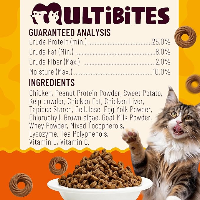 9 oz Chicken Flavor Cat Dental Treats, Dental & Breath Support, Training Treats for Indoor Cats