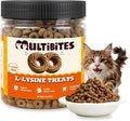 8 oz Chicken Flavor L-Lysine Cat Treats, Immune Support Healthy Training Snacks