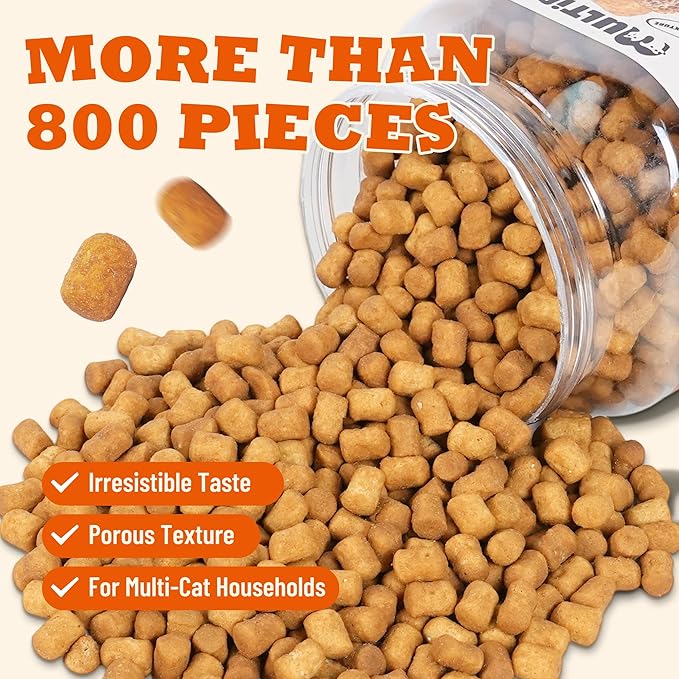 13.05oz Dental Treats for Cats & Small Dogs, Crunchy Chews to Help Freshen Breath & Support Tartar Control