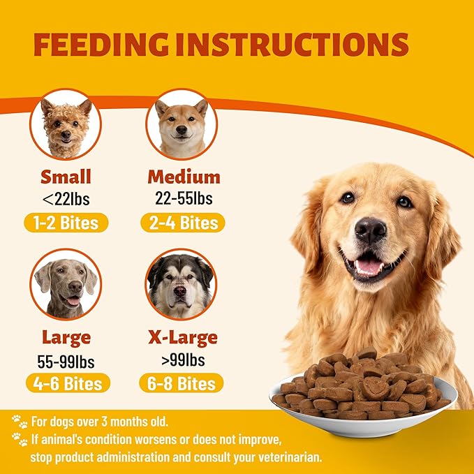 7.76oz Canine Daily Gut Health Chews, Pumpkin Seed, Psyllium Husk & Probiotic Formula, Gentle Nutritional Support for Overall Body Comfort